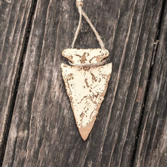 Maple wood ornament 4x2 inch size