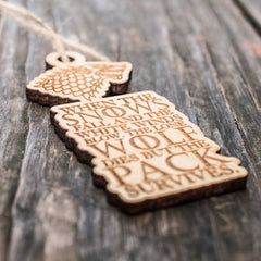 Maple wood ornament quarter inch thick