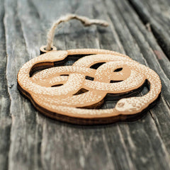 Maple wood ornament 4x3 inches made in Texas