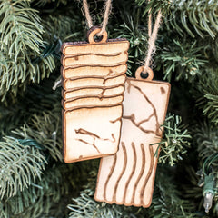 Maple wood ornament pieces 1/4 inch thick