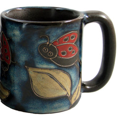 Mara Stoneware Mug Lady Bug 16 oz front view