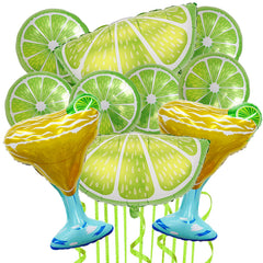 Margarita glass foil balloon set for party decor