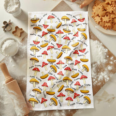 Mushroom Dishes Towels anti president design by MarissaKay99