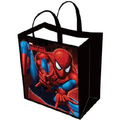 Marvel Comics Spiderman large tote bag hero 14x15x7 inches non-woven post-consumer material