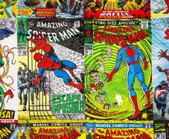 Official Marvel Comics Spider-Man throw blanket packaging