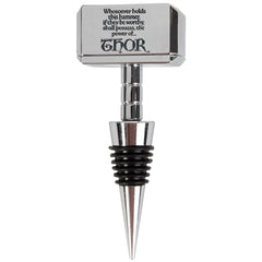 Marvel Thor Battle Hammer Wine Bottle Stopper with engraved Mjolnir