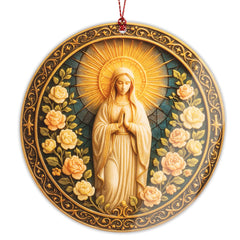 Mary Ornament Nativity Scene Christmas ornament by Regilious Gifts