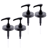 Mason Jar Syrup Dispenser Pump Lids for wide mouth jars four packs