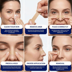 MASSNER nose strips large sleeping snoring support image