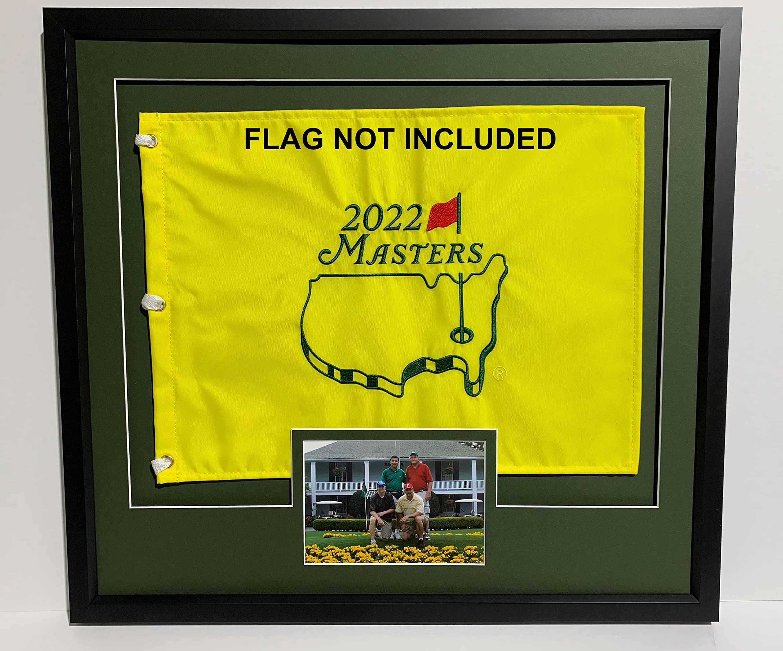 Masters 20X22 compact black frame with double green mats