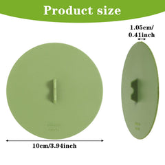 Matcha green silicone cup cover 10 cm diameter