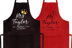 Unisex fit apron with adjustable neck strap