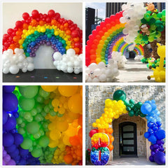 Matte latex balloons 5 inch assorted colors
