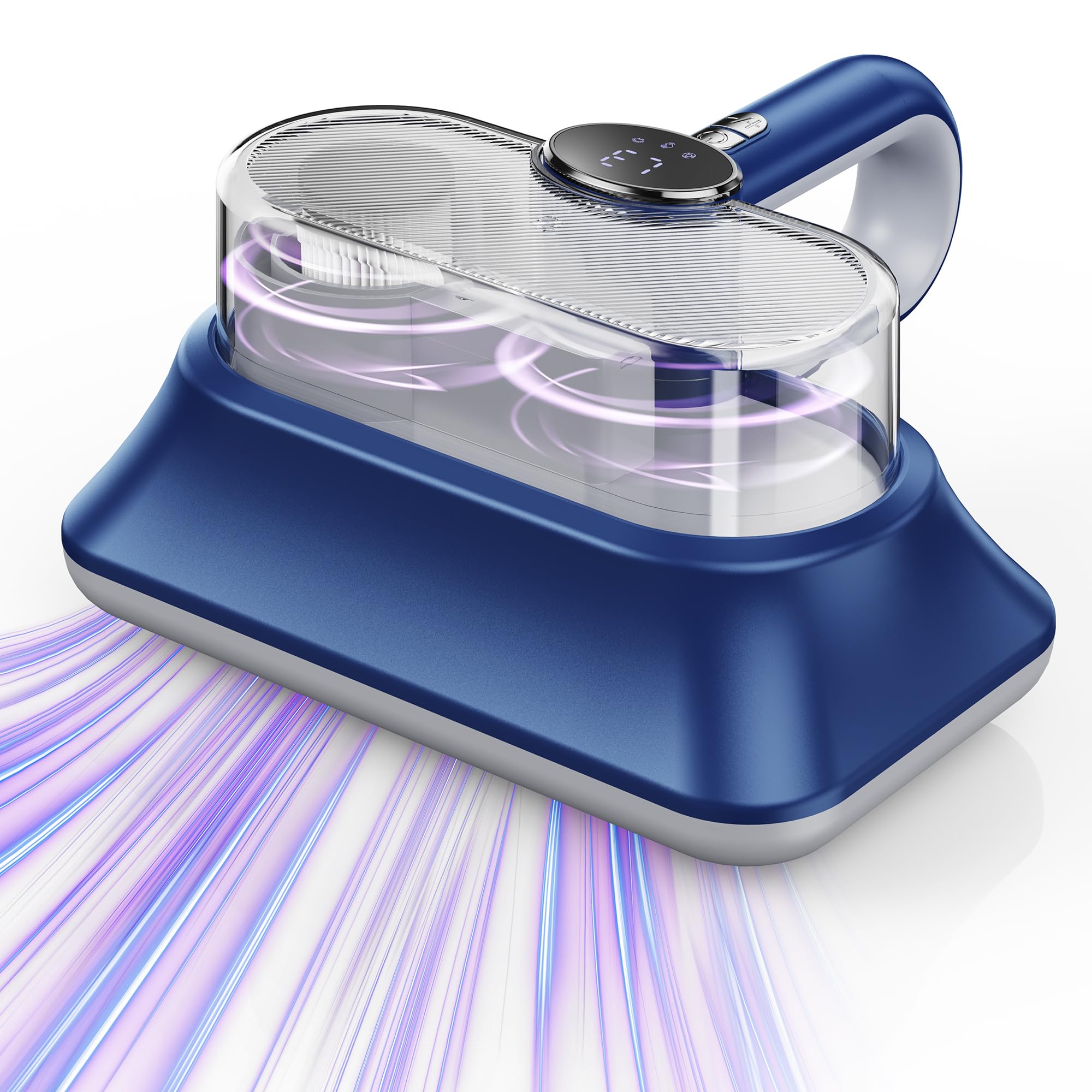 Mattress Vacuum Cleaner UV-C LED display close up