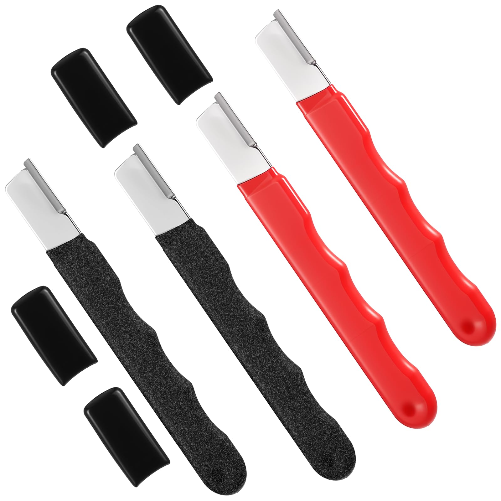 Matwsec garden tool sharpener compact size 12.5x1.5cm red black