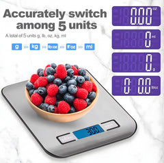 Maverick Digital Kitchen Scale tare function with 5 unit options