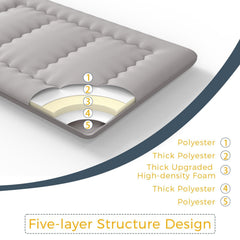 MAXYOYO skin friendly polyester cover on futon mattress