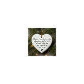 Maybe I Can't Stop The Downpour ornament front view 3-inch ceramic keepsake