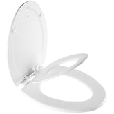 Mayfair NextStep2 built-in potty training elongated white toilet seat