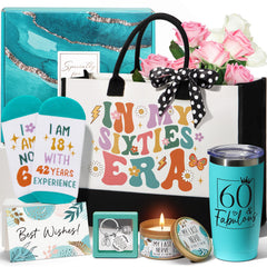 MAYICIVO 60th birthday gifts for women basket packaging