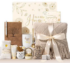 Mayicivo sympathy gift baskets 12pc set with comforting items