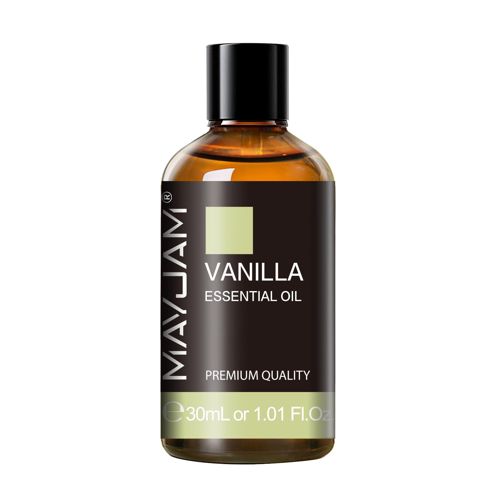 MAYJAM vanilla essential oil 30 ml amber bottle
