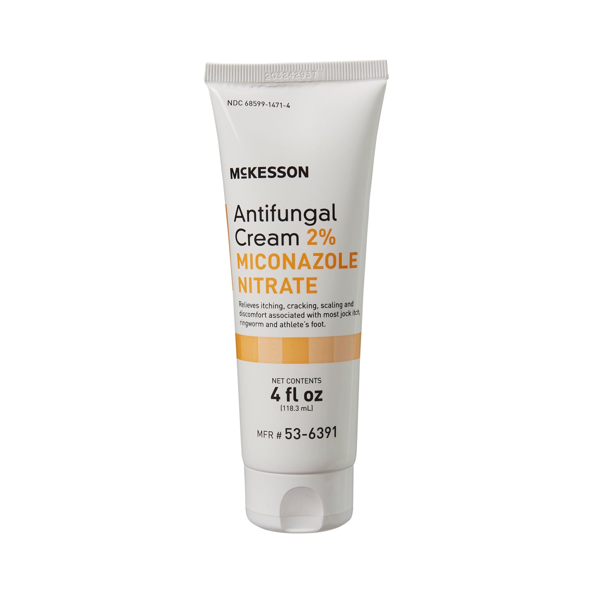 McKesson Antifungal Cream 2% Miconazole Nitrate 4 oz tube