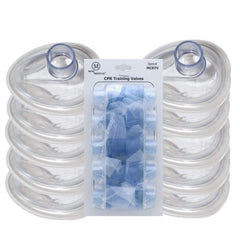 Pack of 10 MCR Medical MCRTM-A Training CPR Rescue Masks with Valves