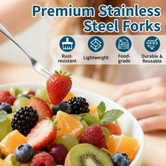 Food-grade 304 stainless steel mini forks by MCSDFN