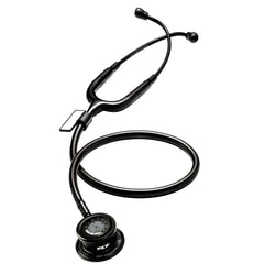 MDF Instruments Pulse Time 2-in-1 digital clock stethoscope model MDF740-BO all black