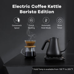 Precision pour spout Mecity kettle close up