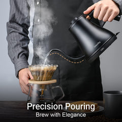 Mecity gooseneck spout electric kettle for precise pouring