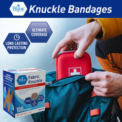 Sterile and individually wrapped knuckle bandages by MED PRIDE