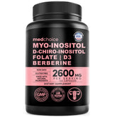 MEDCHOICE Myo-Inositol 40:1 supplement bottle 120 count