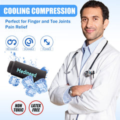 Medineed 2PCS finger gel ice pack sleeves packaging