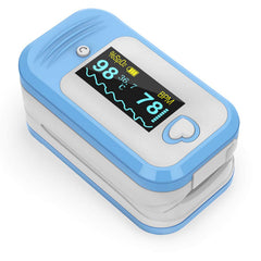 MEDLINKET AM801 pulse oximeter displaying SpO2 on screen
