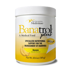 Medtrition Banatrol banana flavored anti-diarrheal bottle