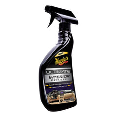 Close up of Meguiar's interior detailer label
