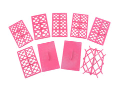 fondant embossing shapes 9 piece set meizhouer