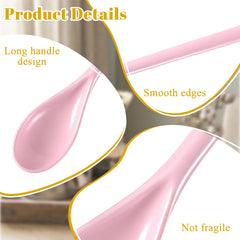 Melamine long spoons Beige color