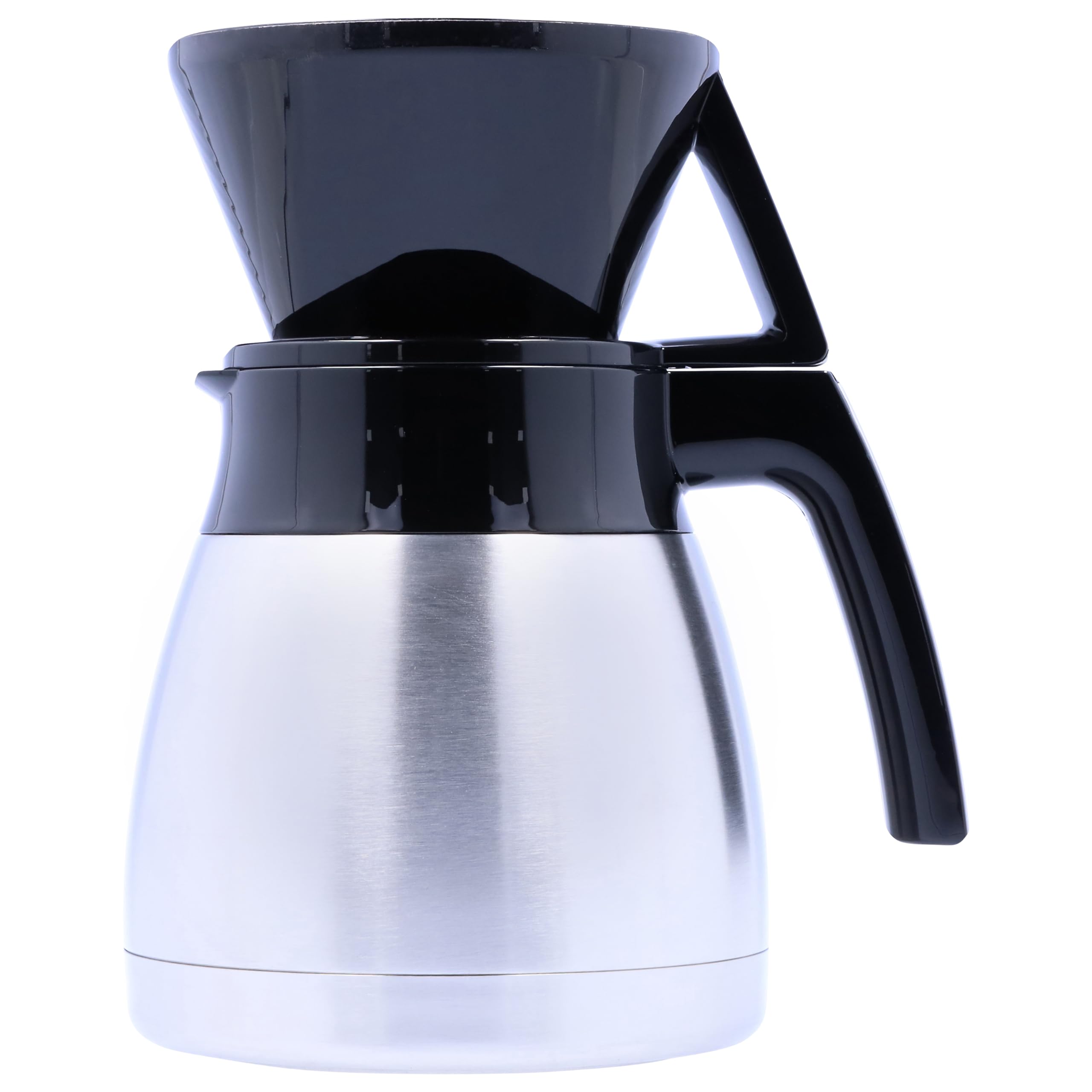 Melitta pour-over coffee brewer set with stainless steel carafe