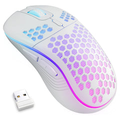 MELOGAGA wireless gaming mouse with RGB backlight