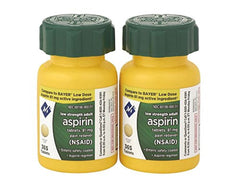 Member's Mark Aspirin 81mg 2-pack 730-count packaging