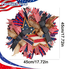 Memorial Day Independence Day wreath for home or venue