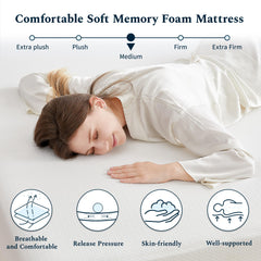 memory foam and high-density foam layers