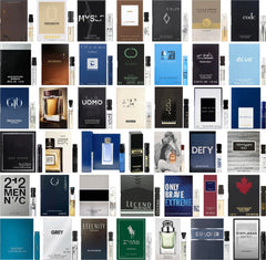 Ten high end cologne vials for men listing photos image