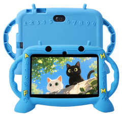 MengDash kids tablet 7 inch blue front view