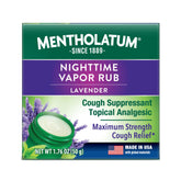 Mentholatum Nighttime Vaporizing Rub lavender scented 1.76 oz bottle
