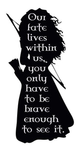 Merida Brave wall decal for girls room