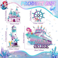 Mermaid cruise magnets decorative magnets for fridge and car